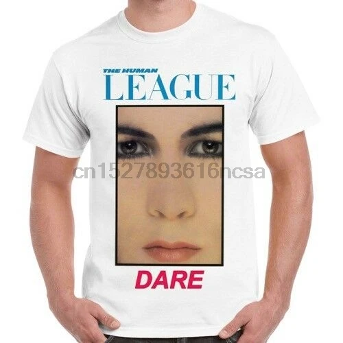 The Human League Dare 80s Синт поп группа подарок крутая винтажная Ретро футболка 414|Мужские