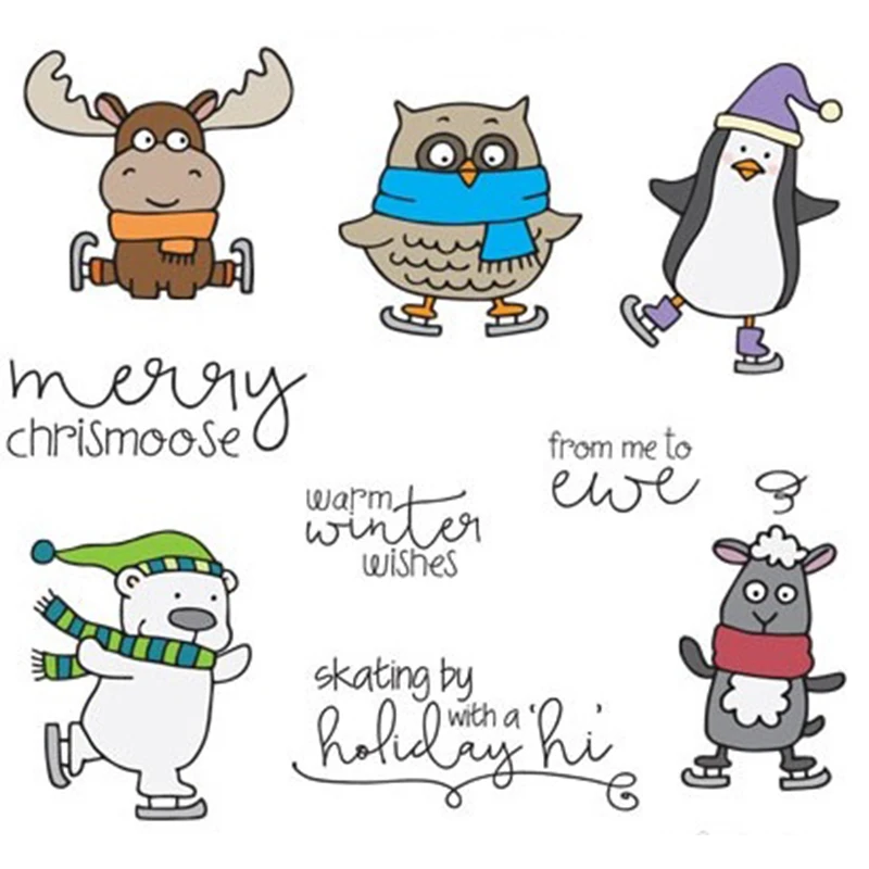 Прозрачный силиконовый штамп для скрапбукинга/фотоальбома 4 Х6 дюймов|Штампики| |