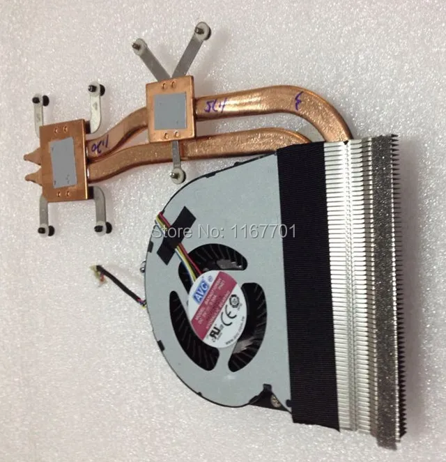 Новый оригинальный радиатор и вентилятор для охлаждения процессора ноутбука Lenovo