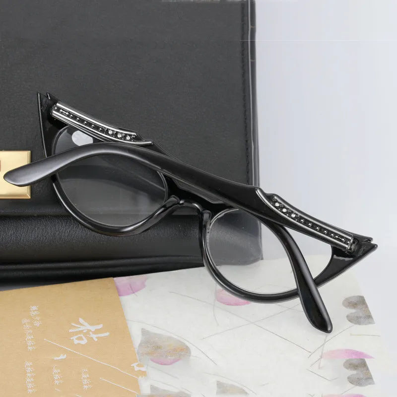 Elbru Cat Eye Reading Glasses Women Men Lightweight Presbyopic Reading Glasses+1.0+1.5+2.0+2.5+3.0+3.5+3.0+3.5 Unisex