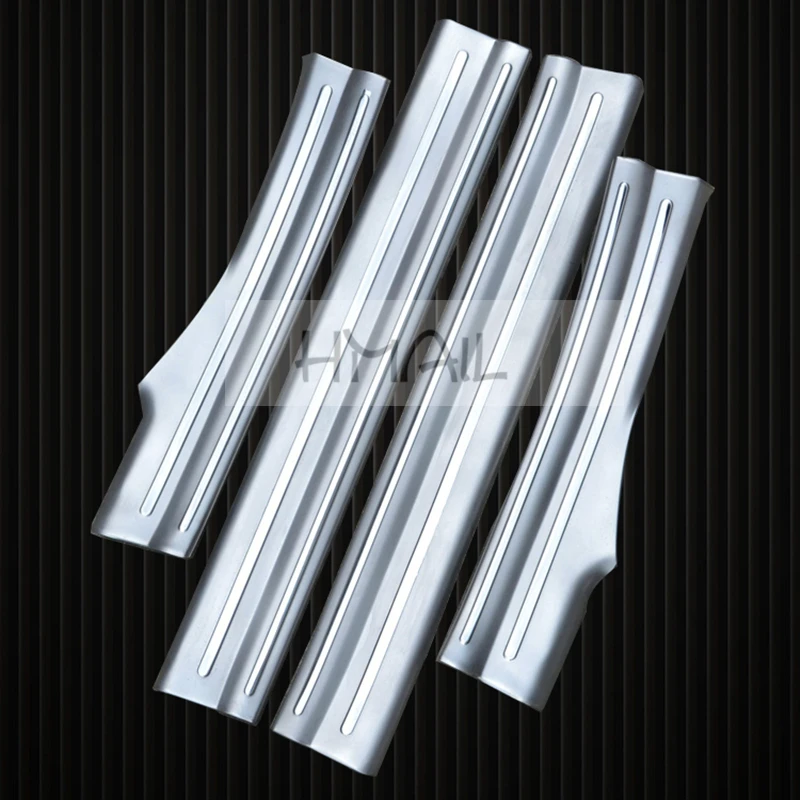 4 шт. накладки на пороги из нержавеющей стали для JAC REFINE S5|scuff plate|door sillsteel door sill |