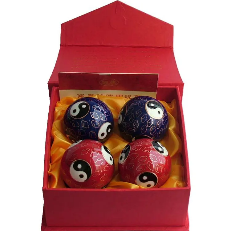 Шар для здоровья утюжок красный пожилых людей развлечения маленький Тай Чи