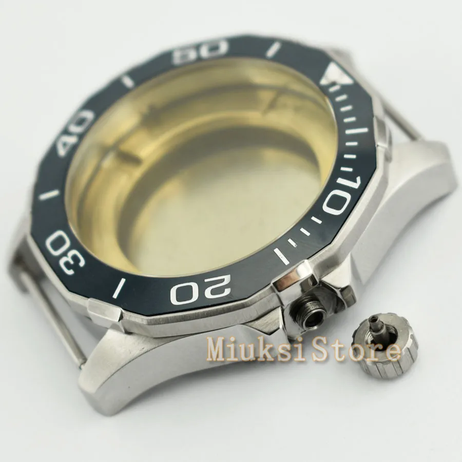 45 мм Футляр для наручных часов подходят часы Parnis, Miyota 8205/8215/821A, Mingzhu DG 2813/3804, ETA 2836
