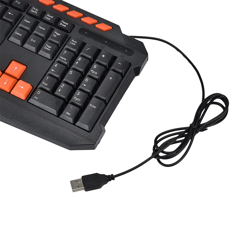 Русская клавиатура 104 ключи USB Проводная геймер 16 soecial красочный игровой
