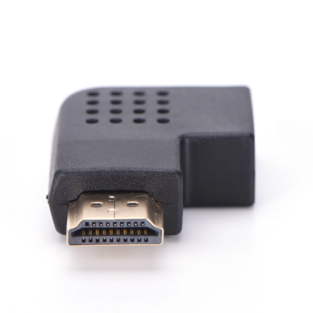 Левый угол 90 градусов штекер-гнездо 1080P HDMI HDTV адаптер конвертер соединитель |