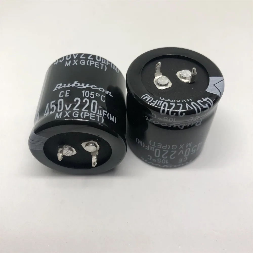 Новый и оригинальный Rubycon 450V220UF 30X30 мм 220 мкФ 450 V MXGSeries стандарт сделано в
