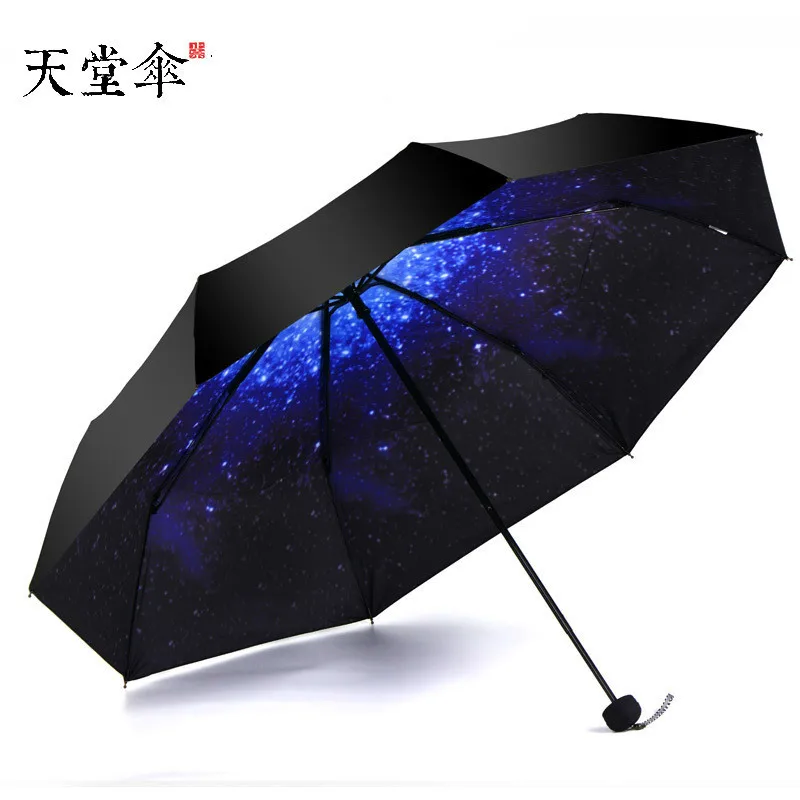 Lineage зонтик маленький черный зонт слишком обороны ультрафиолетовых лучей Канна