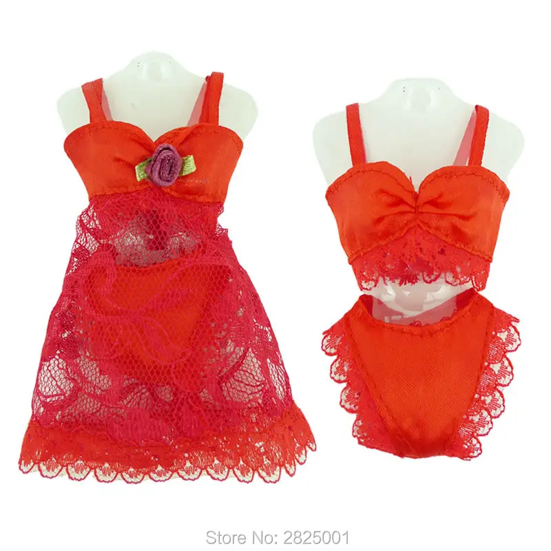 3x сексуальные пижамы ручной работы кружевное платье юбка бюстгальтер нижнее