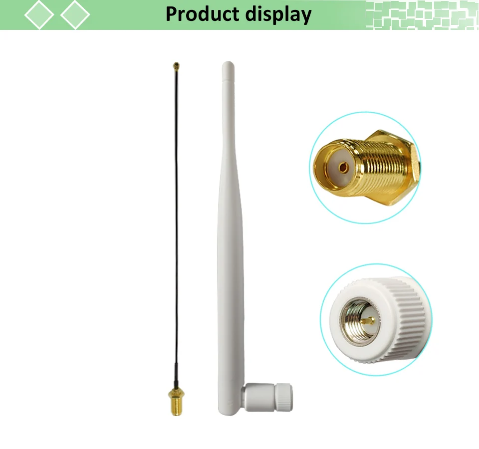 Белый 868 MHz 915 MHz Антенна 5dbi SMA разъем GSM 915 MHz 868 MHz antena antenne Водонепроницаемый 21 см RP-SMA/u. FL косички кабеля