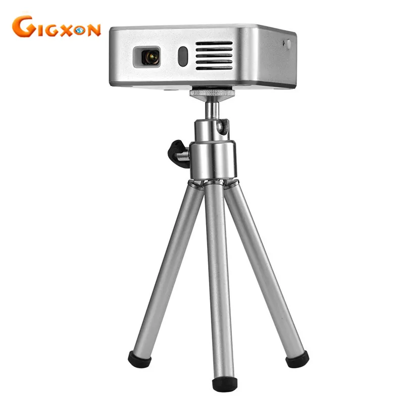 Gigxon G05 DLP WiFi Bluetooth 120 люмен Мини Проектор E05 СВЕТОДИОДНЫЙ Карманный Quad core Android Смарт