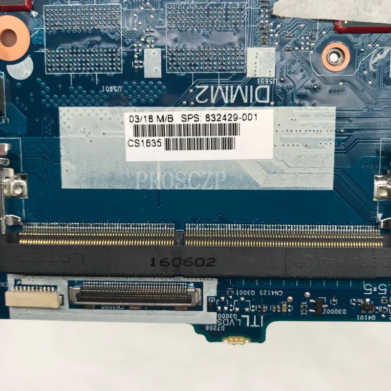 Free shipping for 850 840 G3 Laptop motherboard 832429-001 832429-601 6050A2728501-MB-A01 SR2F1 i7-6600U CPU 100% Tested OK | Компьютеры и