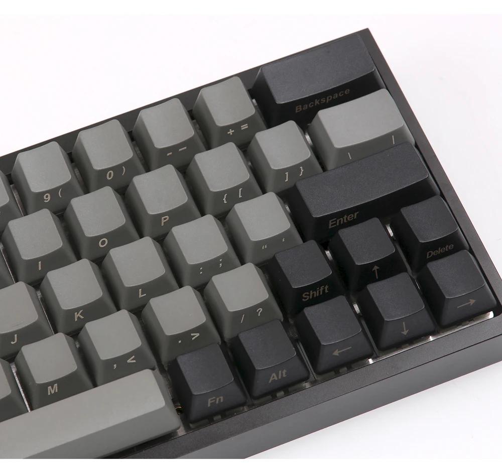 Dolch OEM профиль keycap толстый PBT боковой Печатный 64 ключа в 2U левый сдвиг для GK64 механический keybvoard