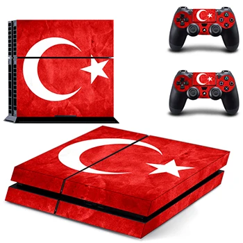 NO.1 Наклейка s ПВХ Виниловая Ps4 кожа флаг Турции наклейка крышка для sony Playstation 4 консоль и контроллер Ps4 аксессуар - Цвет: NO.1