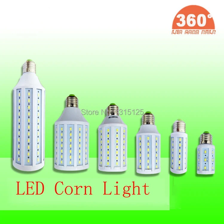 E27 SMD5730 светодиодный лампа переменного тока в виде кукурузы 220 В освещения 5 Вт 7 9 12