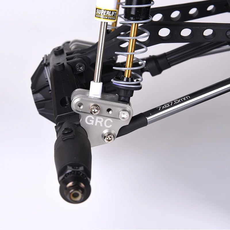 Металлический двойной амортизатор сиденье для стержня Ghost axle tie Axial 90018|pull rod|rc parts