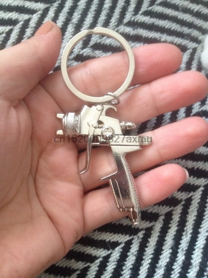 100PCS New Hot Water Spray Gun Quality Business Zinc Alloy Keychain Fashion Handbags Accessories | Украшения и аксессуары