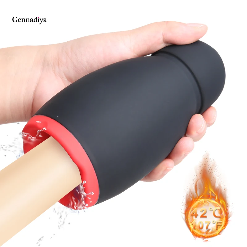 Мужской Вибратор Cup USB Перезаряжаемый минет Глубокая глотка эротические