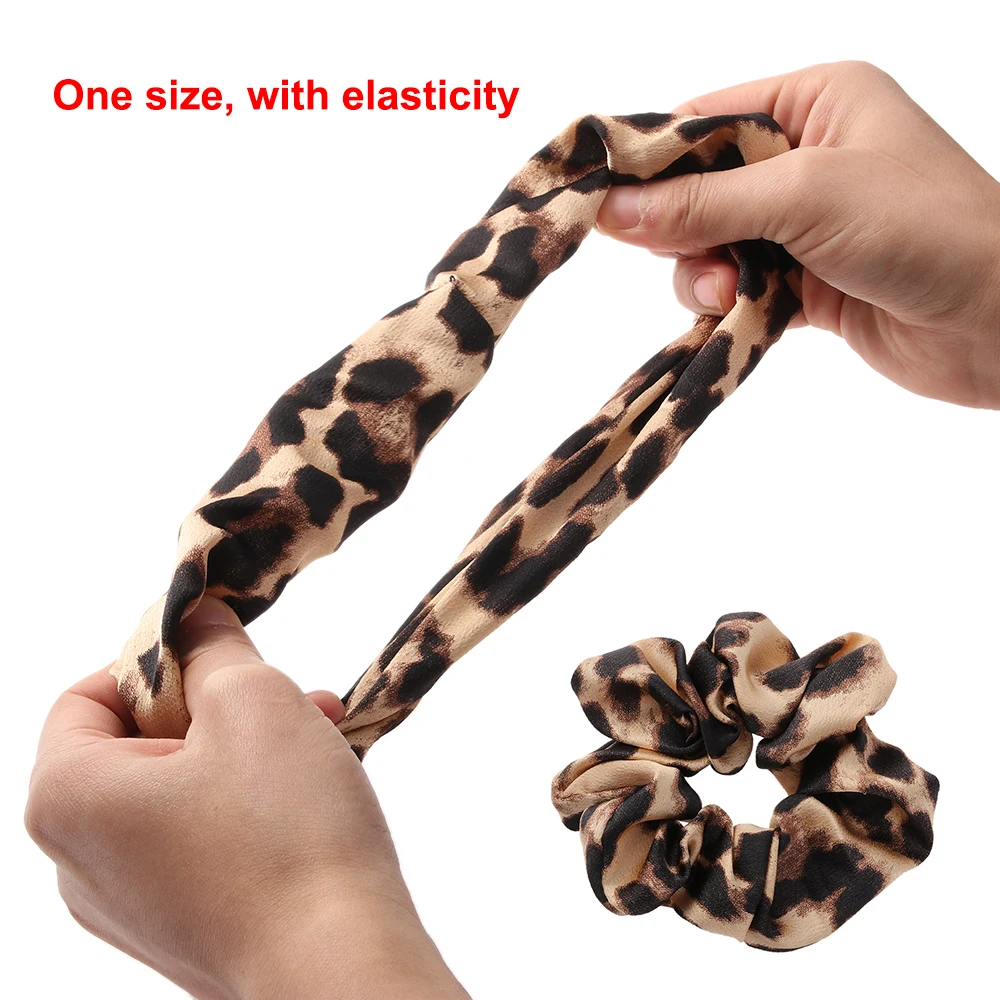 1 шт. женская мода новинка животное леопард резинки для волос эластичная резинка