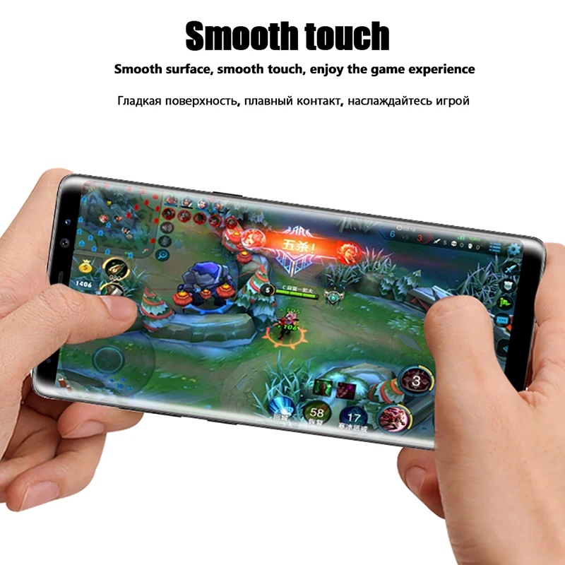 5D изогнутое полное покрытие закаленное стекло для Samsung Galaxy S9 Plus 3D Защитная пленка
