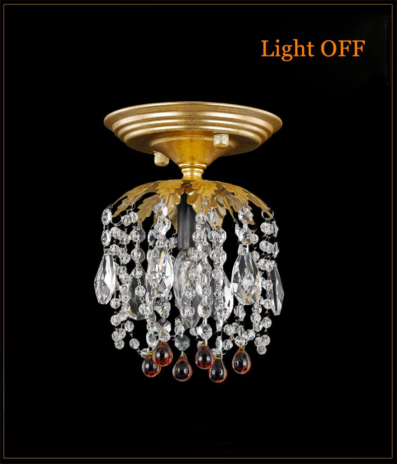 Потолочный светильник FUMAT K9 с кристаллами в стиле ретро арт деко|ceiling lights|ceiling lights