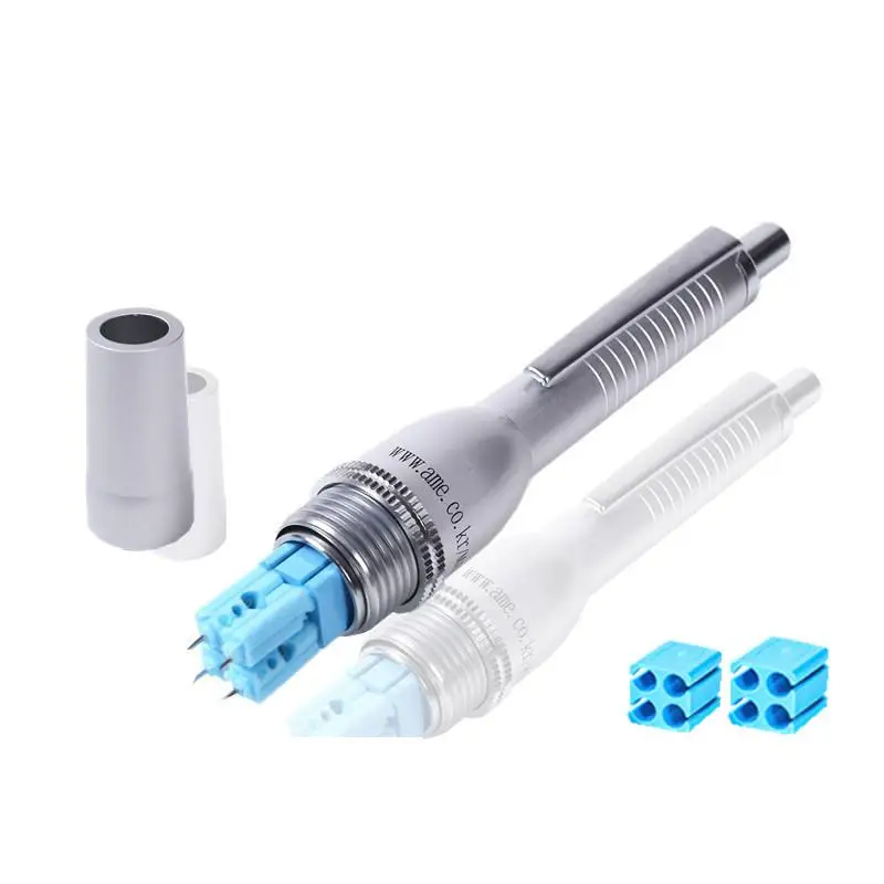 Металлическая игольчатая ручка в форме ланцета с 4 головками для сбора поноса