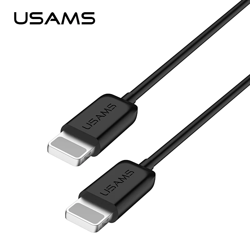 Для iPhoneX кабель USAMS 2A быстрее Зарядное устройство для iPhone 8 2 шт./лот Свет usb