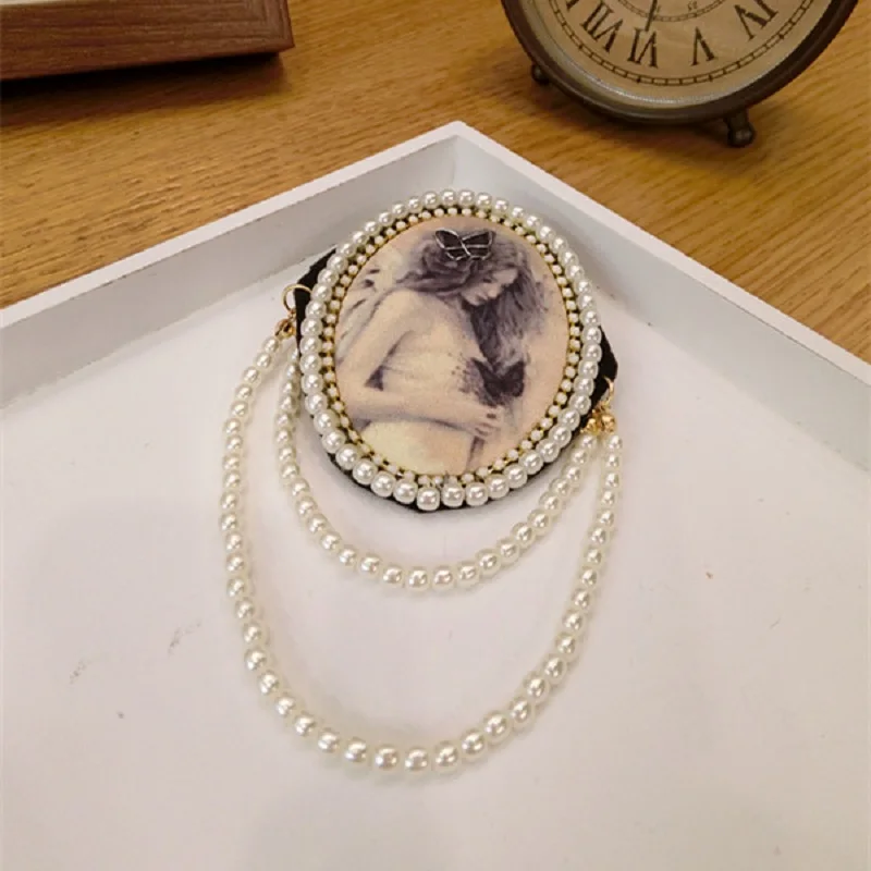 2018 DIY New Design Luxury Lovely Korea Rhinestone Women Brooches Multi Foundation Pearl For P018 | Украшения и аксессуары