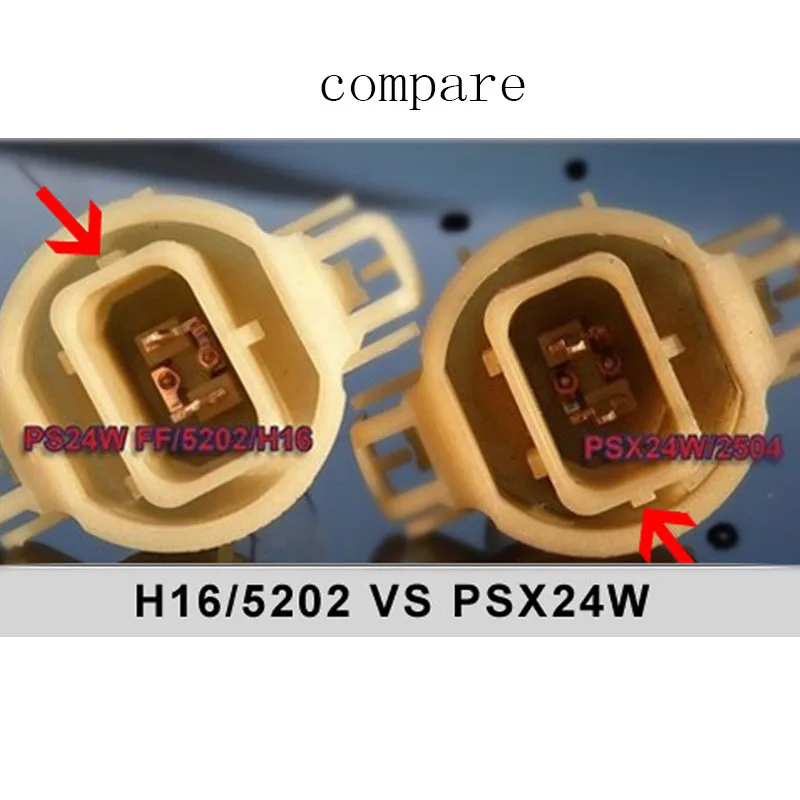 Комплект из 2 предметов 11 Вт белый светодиодный противотуманный PSX24W лампочки лампы для Jeep Grand Cherokee 2011-2012