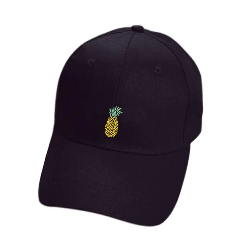 Кепка унисекс с ананасом кепка солнцезащитным козырьком регулируемая хлопковая
