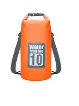 ПВХ Водонепроницаемый сухой мешок 5L 10L 15L 20L Открытый Дайвинг складная сумка для хранения Мужская Женская пляжная сумка для плавания рафтинг река океан рюкзак - Цвет: 10L orange