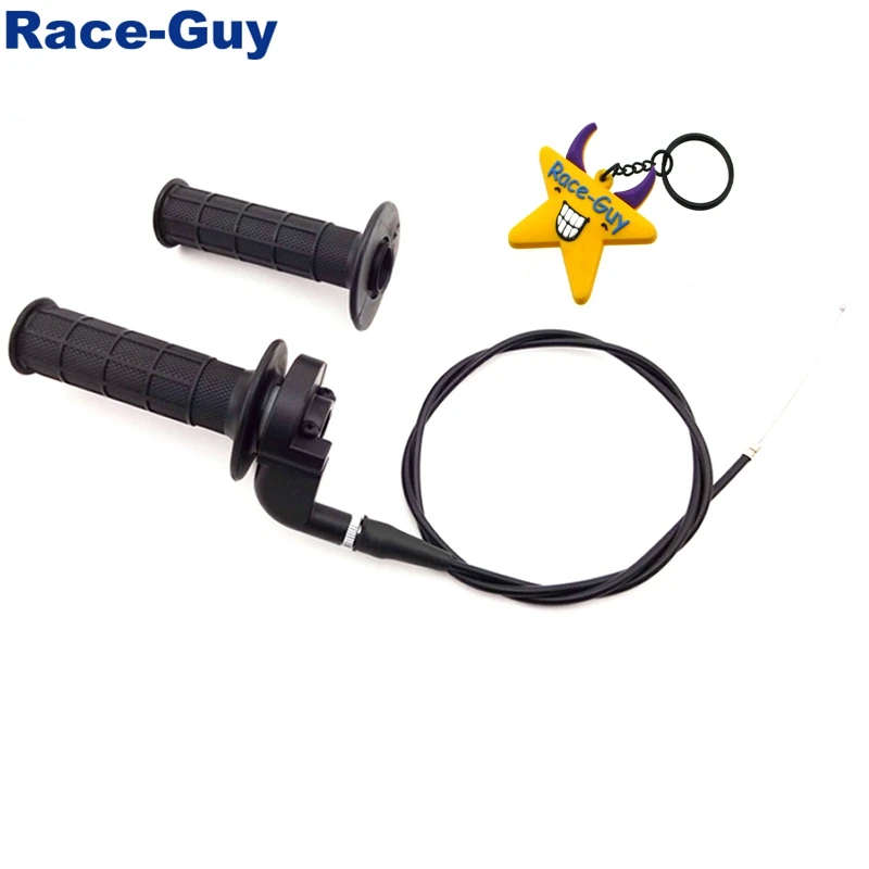 Черный Твист ручки дроссельной заслонки кабель в сборе для CRF XR 50 70 TTR KLX110 SSR Thumpstar