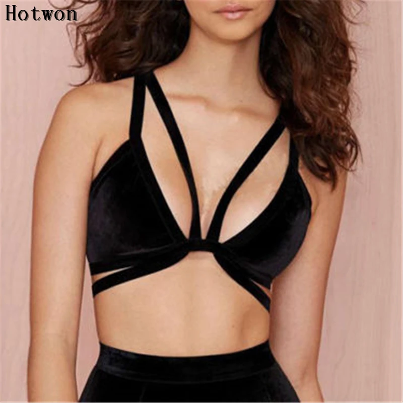 Модный сексуальный бюстгальтер с открытой спиной вырезами на бретельках