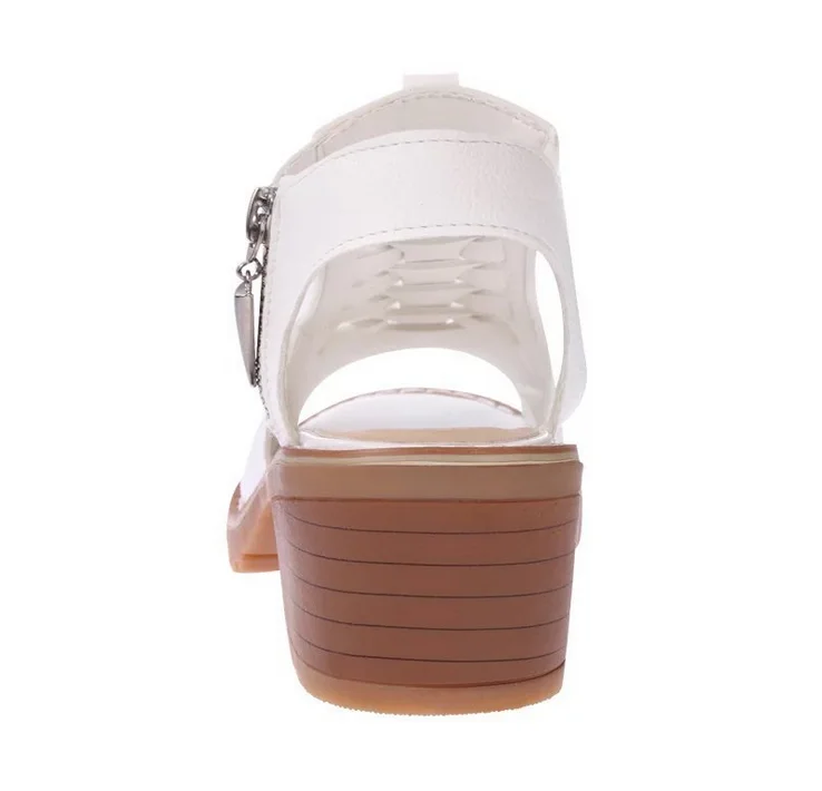 XEK/Винтажные элегантные женские босоножки на среднем квадратном каблуке Летняя