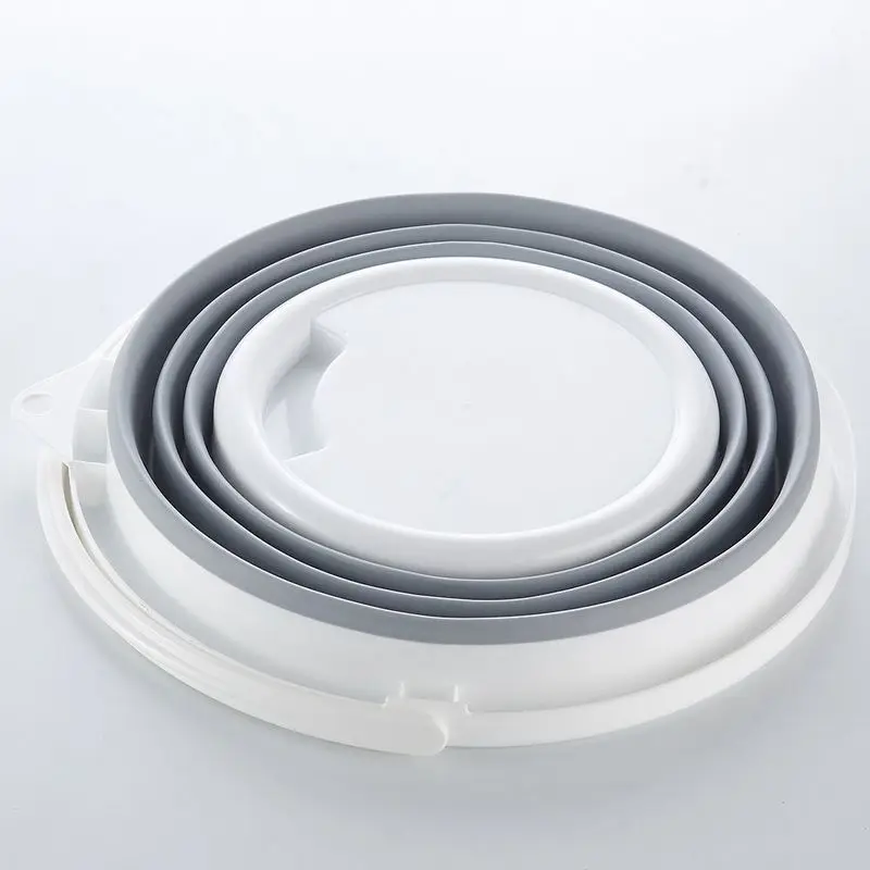 Складное круглое портативное ведро для мойки автомобилей 10л складное ванной