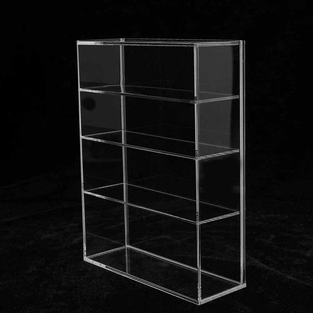 Четырехслойная раздвижная дверь акриловый дисплей коробка шоу чехол для мини