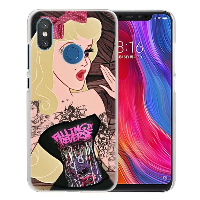10 Для Xiaomi Redmi Note 7 Go 6 6A Pro S2 5 Plus 4X mi играть Honor 8 lite A2 A1 Прозрачный жесткий чехол Пластик чехол Ариэль маленькая татуировка в виде русалки - Цвет: 10