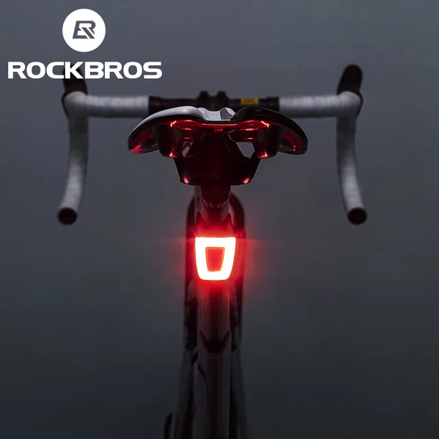 Велосипедный задний фонарь ROCKBROS USB-зарядка защита от дождя для езды на велосипеде
