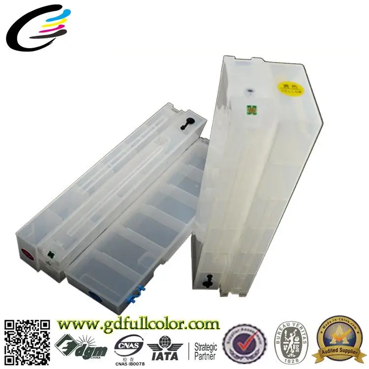 Replacement Inkjet Cartridge for Epson SureColor T7000 T5000 T3000 Refilling Cartridges 1200ML with 10pcs Auto Reset Chip