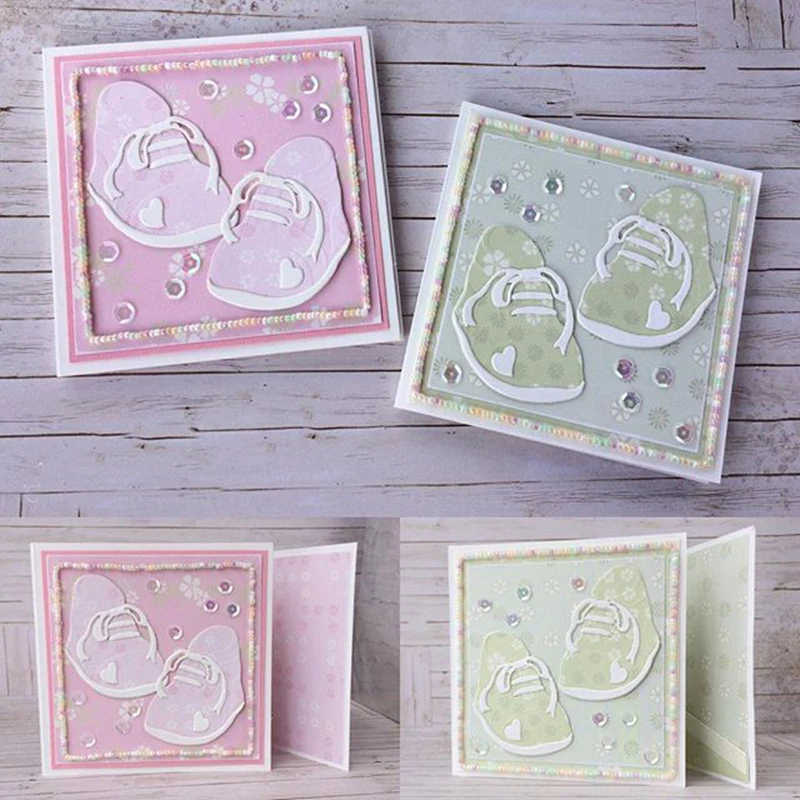 

Lovely Shoes Scrapbooking DIY Dies Metal DIY Card Photo Album Making Stencil Decoration Template Embossing Handmade Craft