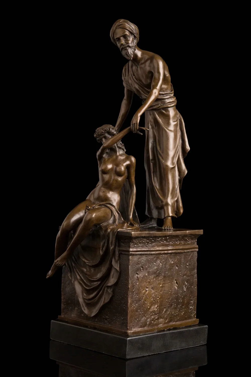 Classical Bronze statues High-grade handicraft man and nude woman Sculpture for Villa hotel decoration Decor | Дом и сад