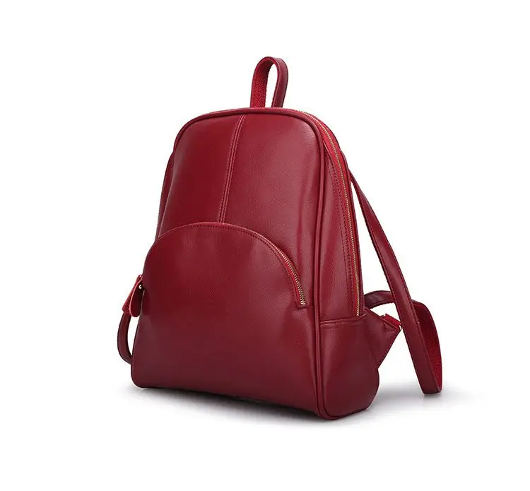 Женский рюкзак высокого качества из искусственной кожи Mochila Escolar, школьные сумки для девочек-подростков, рюкзаки с верхней ручкой, сумка через плечо, F-1