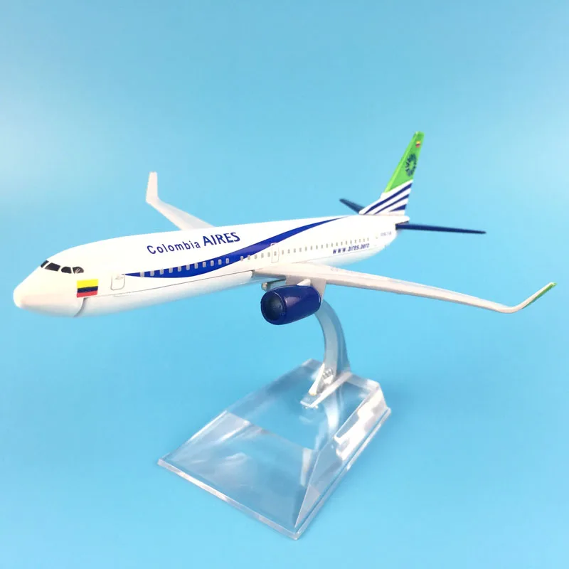 16 см Колумбия-B737-800 авиакомпаний металлического сплава модель самолета игрушки