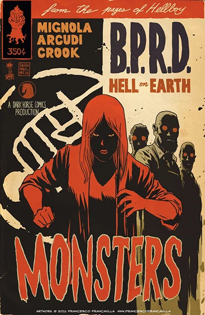 Б. П. Р. Д. Dark Horse Horror Comics винтажный Ретро плакат декоративный DIY настенная Картина