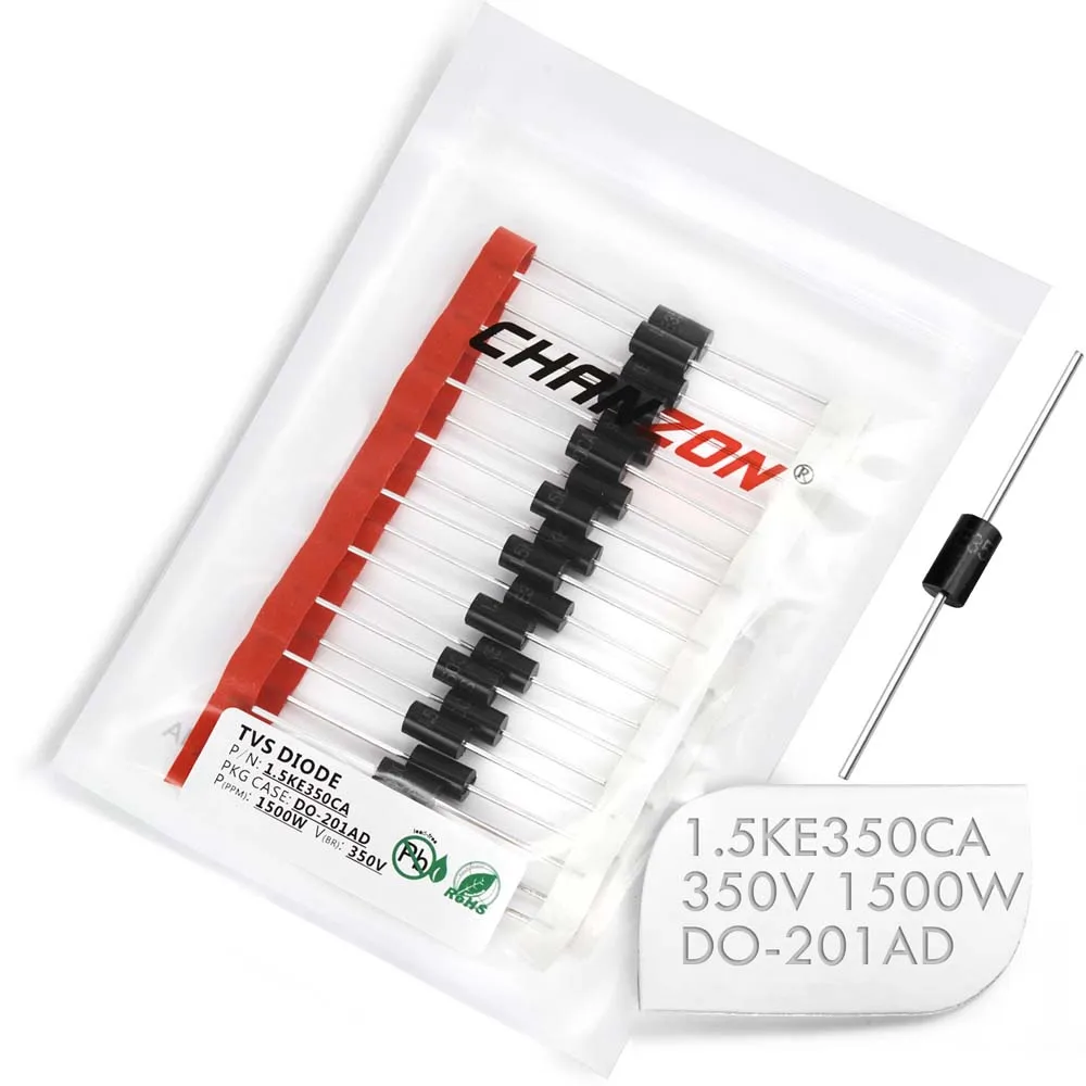 ДИОДЫ TVS 1500 ke350ca 350 Вт 1500 В DO-201AD DO-27, двунаправленный канал, 350 Вт, в, 20 шт.