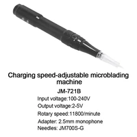 chargable tattoo machine pen speed adjustable electric intelligent digital eyebrow lip liner permanent makeup machine needle tip