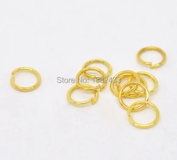 500 шт. соединительные кольца с золотом 5 мм | Украшения и аксессуары