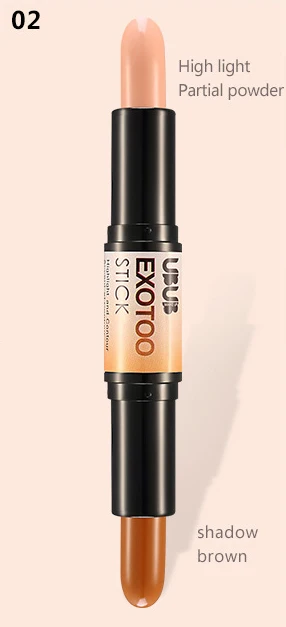 2 головка лица Lift Stick выделить и контур акцент сделать на высоком зажигалки ручка для лица и тела Shimmer Shine 4 вида цветов - Цвет: 02