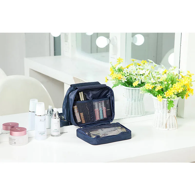 2018 Новый Для женщин косметичка складной Портативный сумка висит