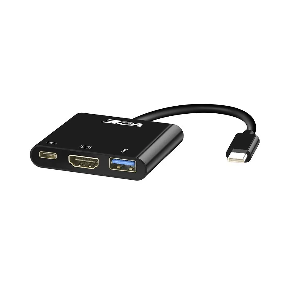 USB 3.1 Type C чтобы HDMI Адаптер VCE Тип HDMI/USB 3.0/Тип С Мультипортовых Конвертер для Нового