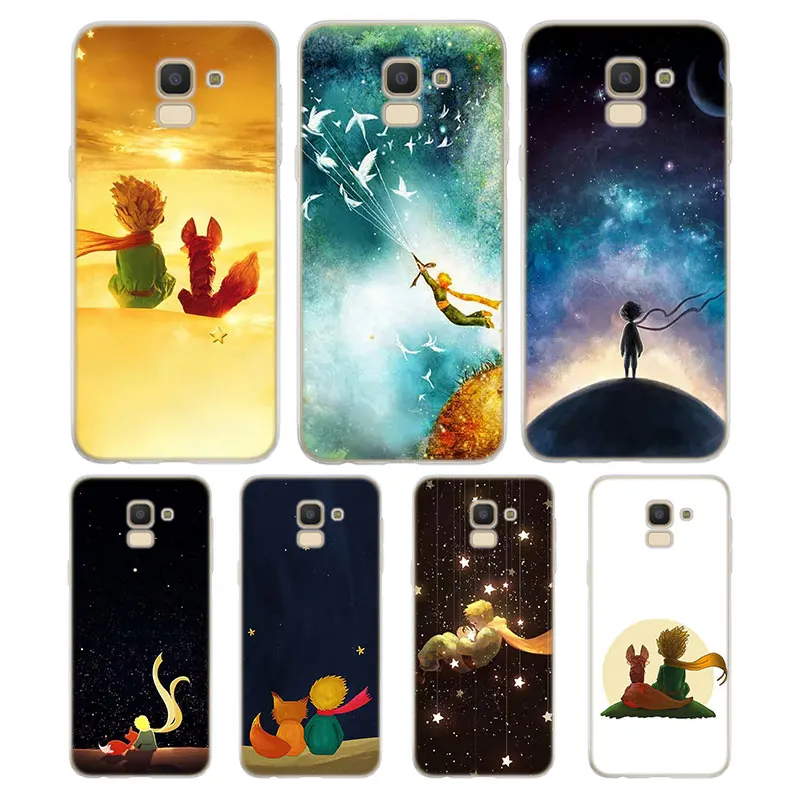 Силиконовый чехол для телефона The Little Prince With the fox матовый Samsung Galaxy j8 j7 j6 j5 j4 j3 Plus Prime